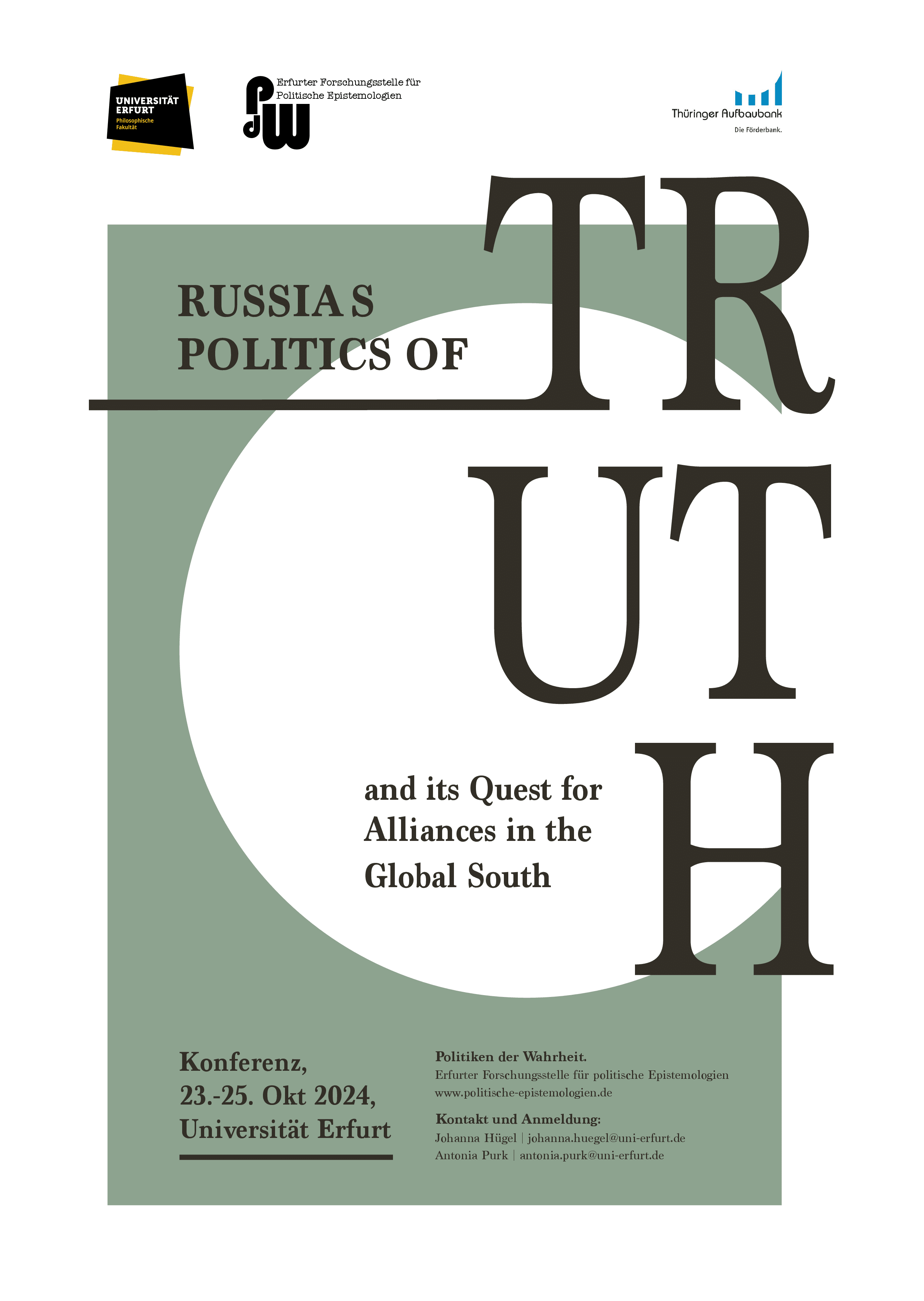 Tagung: Russia’s Politics of Truth and its Quest for Alliances in the Global South